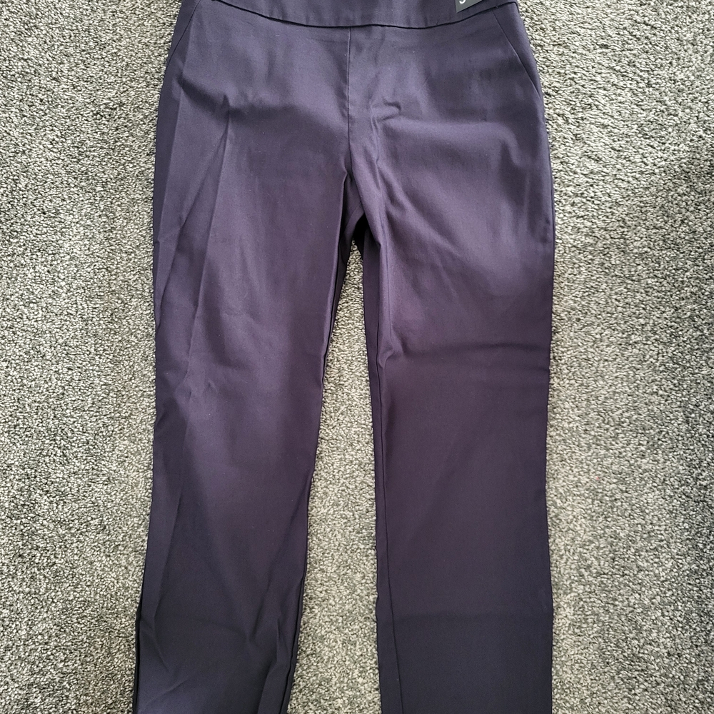 New York & Company Navy Blue Cropped Pants